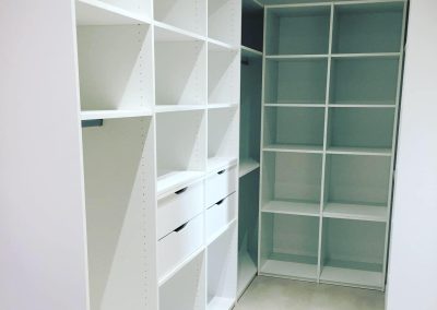 Réalisation dressing blanc laqué