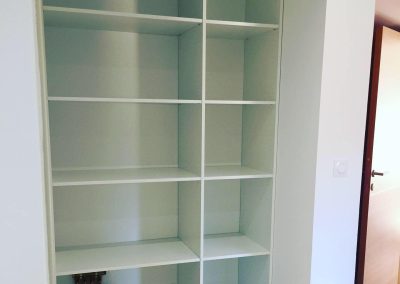 Réalisation dressing blanc laqué